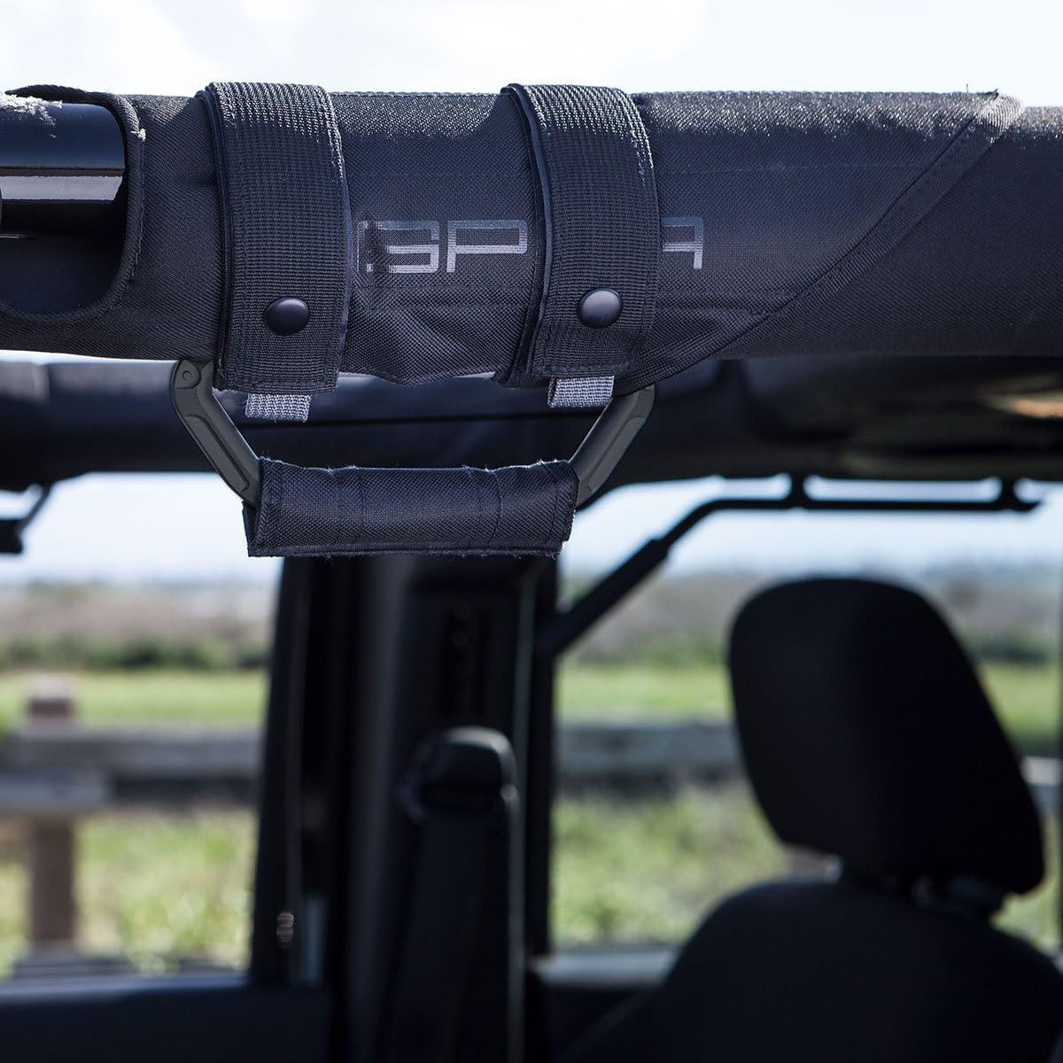 Black Grab Handle Pair for Wrangler U8163