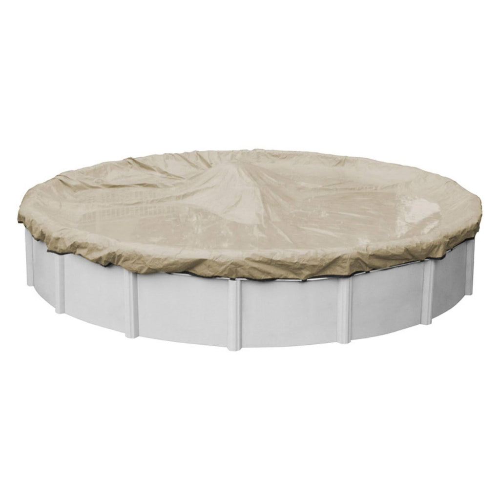 Tan Round Winter Pool Cover N34546