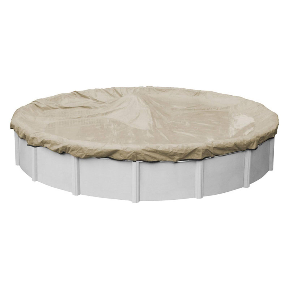 Tan Round Winter Pool Cover N34546