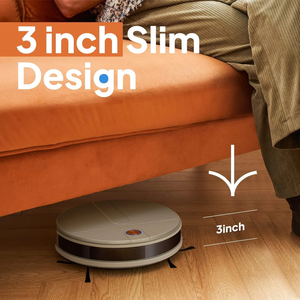 Self Emptying Ultra-Thin Robot Vacuum Cleaner M604121
