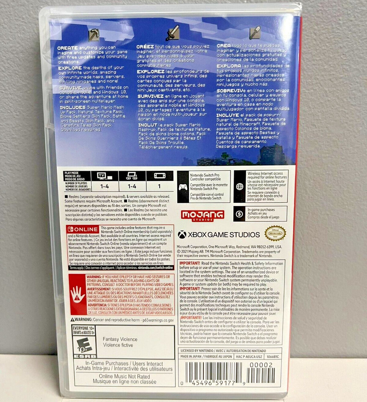 Minecraft Switch S7289
