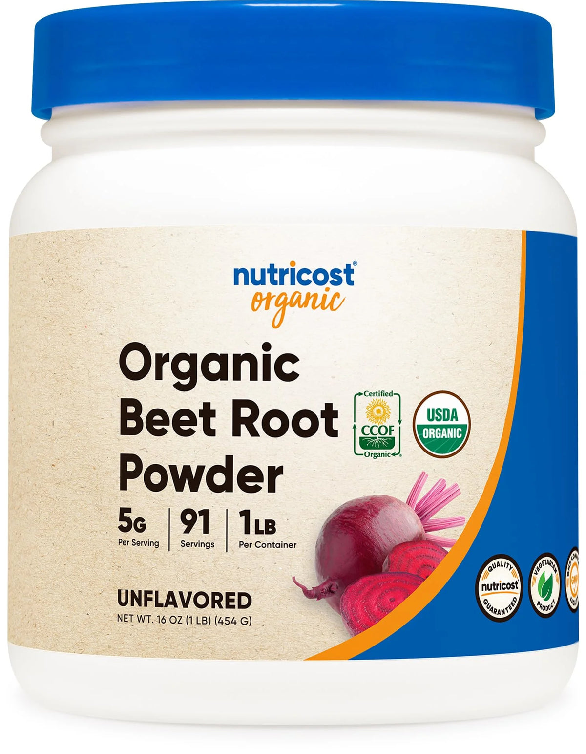 Organic Beet Root Powder 1 LB Vegan Superfood R792102