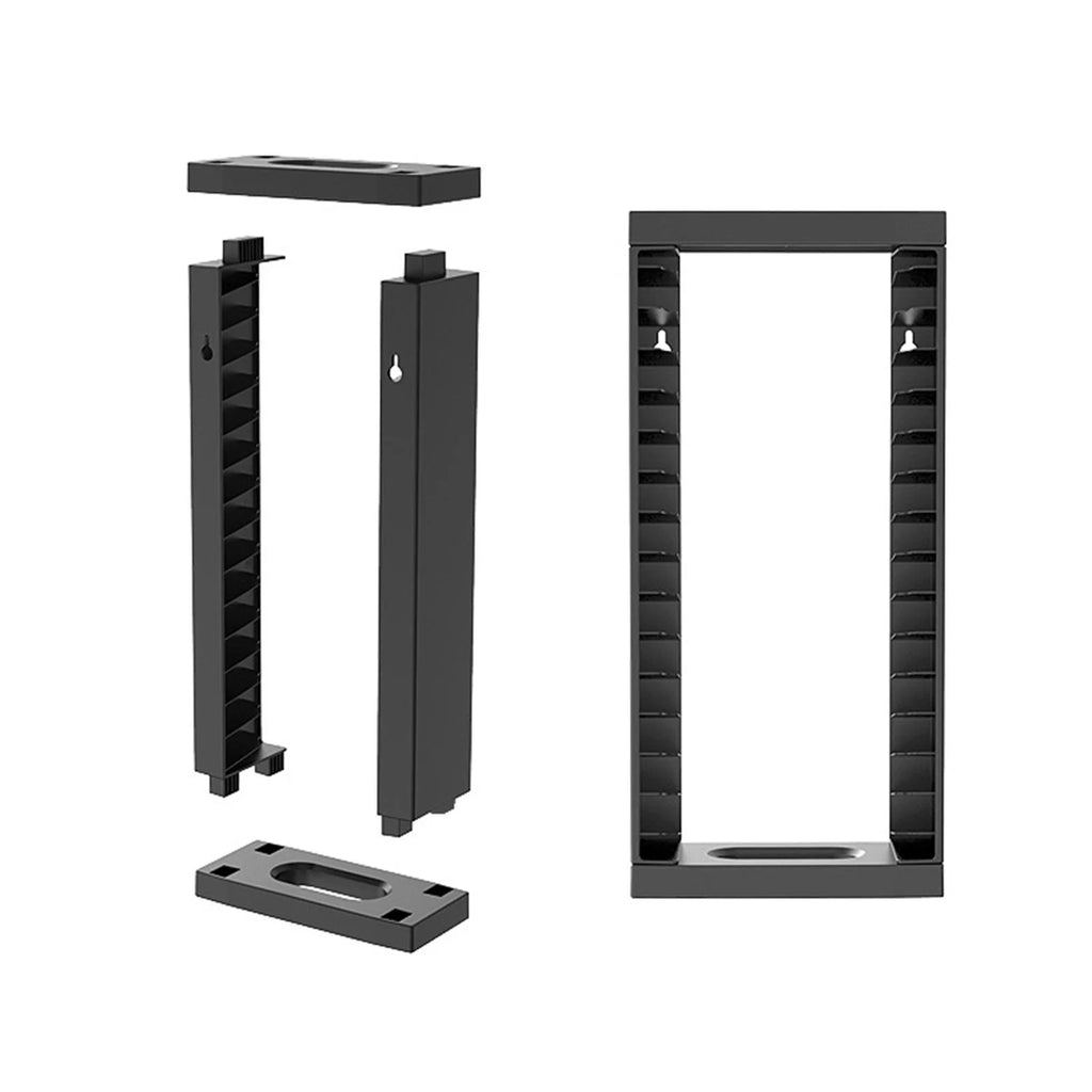 Game Disk Storage Rack Wall Mounted Vertical Large Capacity Display Shelf Holder H1827