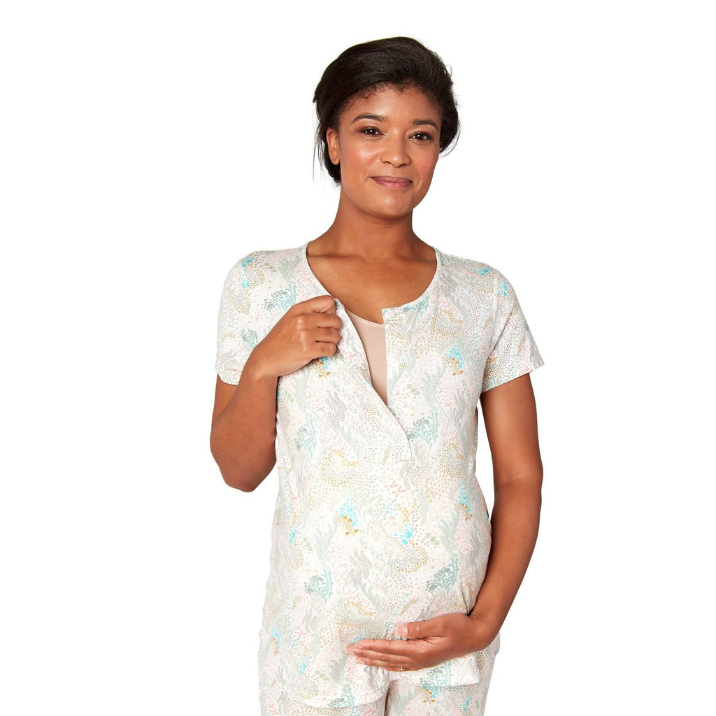 Modal Magnetic Nursing Pajama Set A317