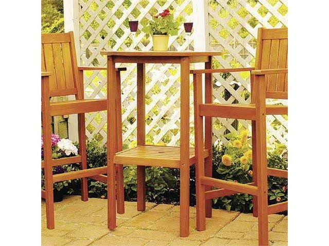 Eucalyptus Bar Table Z4943