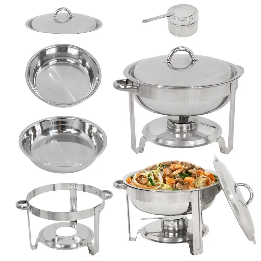 2 Pack Stainless Steel Chafing Dish Set G325767
