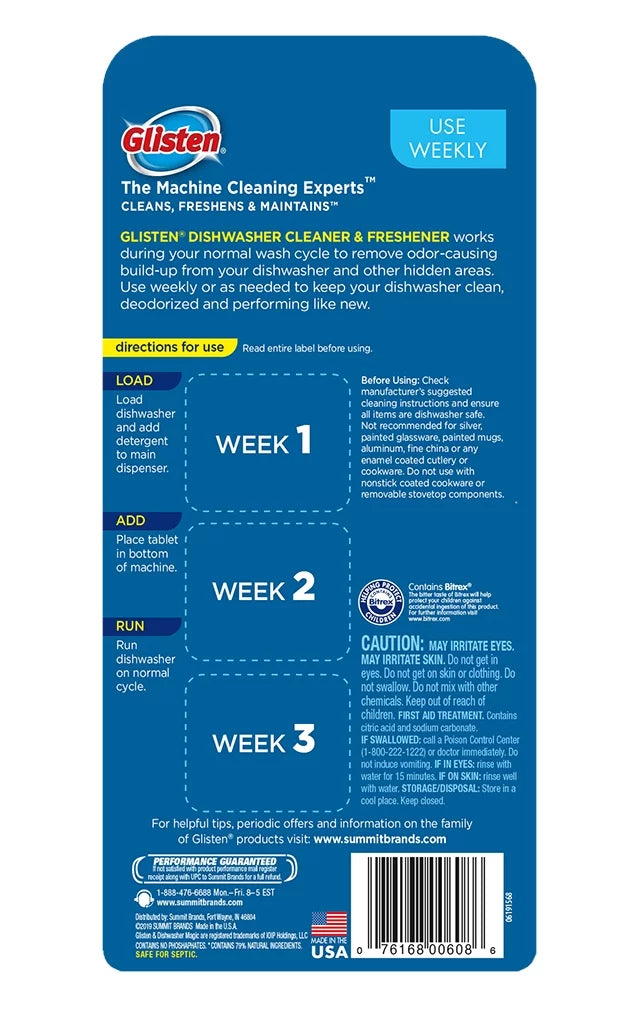 Dishwasher Cleaner & Freshener Tablets K4642