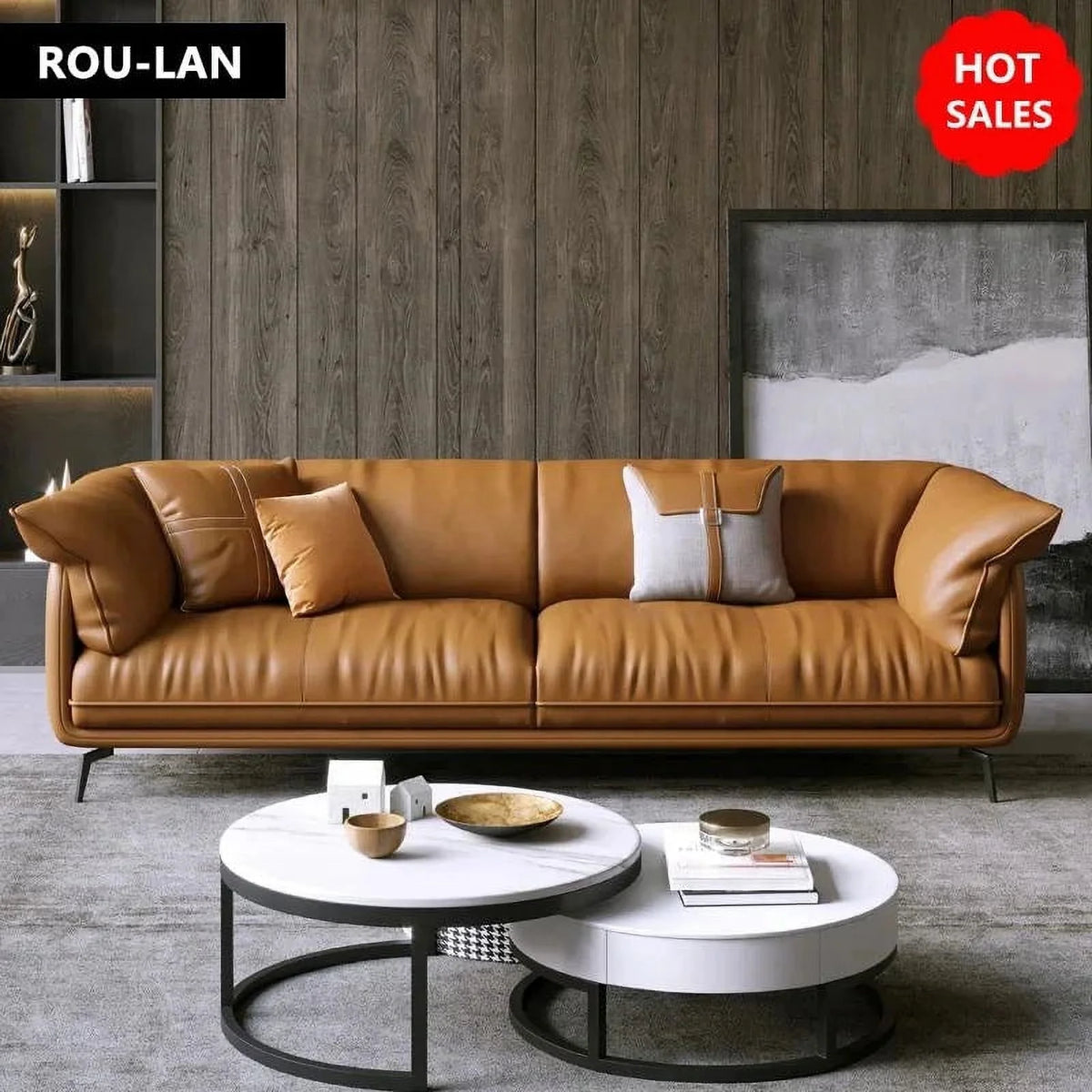 Leather Sofa L663329