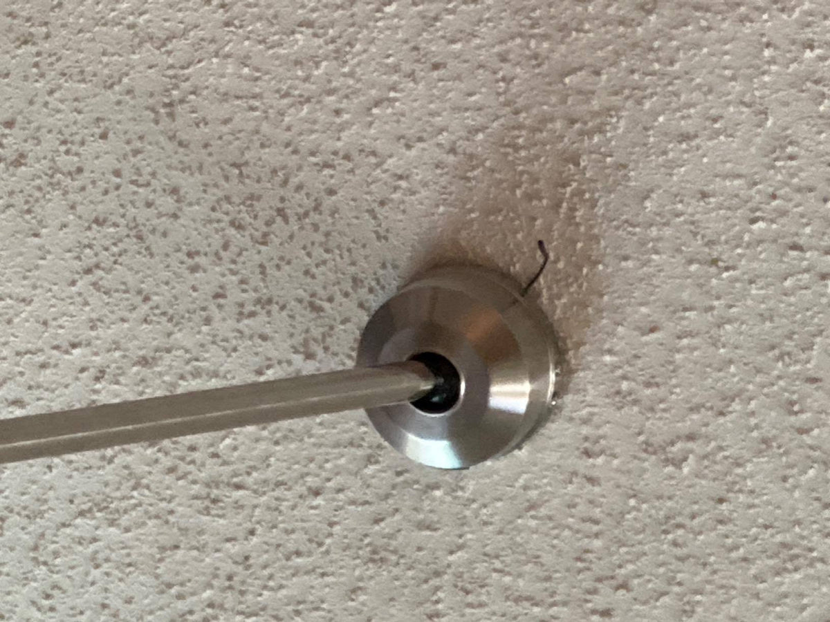 Brushed Nickel Ceiling Fan with Light Kit T89723