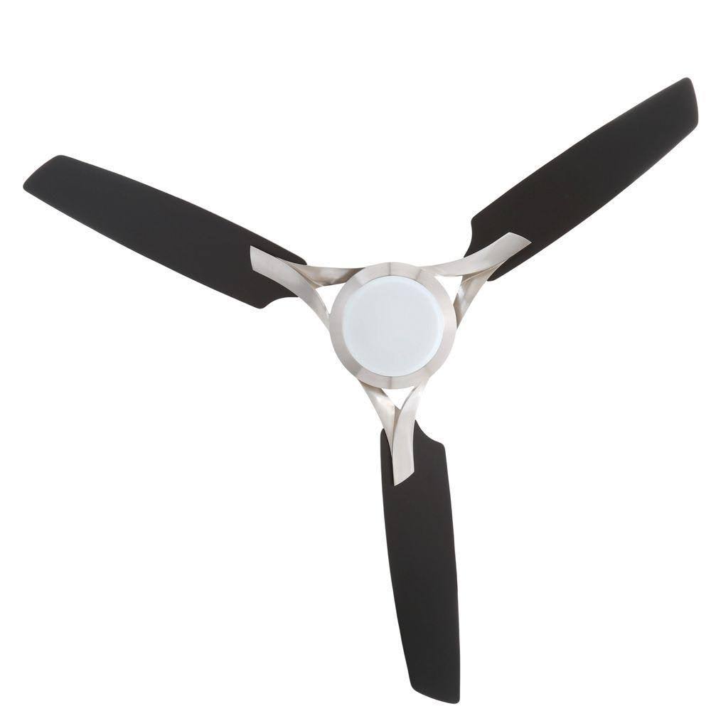 Brushed Nickel Ceiling Fan with Light T70464