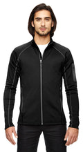 Men's Stretch Fleece Jacket Black Medium F984551