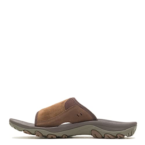 Leather Slide Sandal V8093
