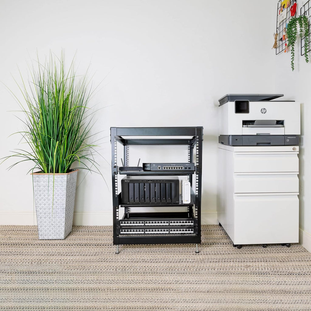 15U Server Rack with 2 Shelves Included A661728
