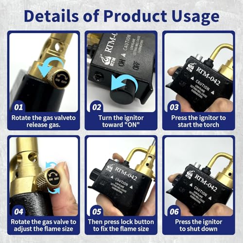 Propane Torch Head, Trigger Start Gas Torch Kit B2537