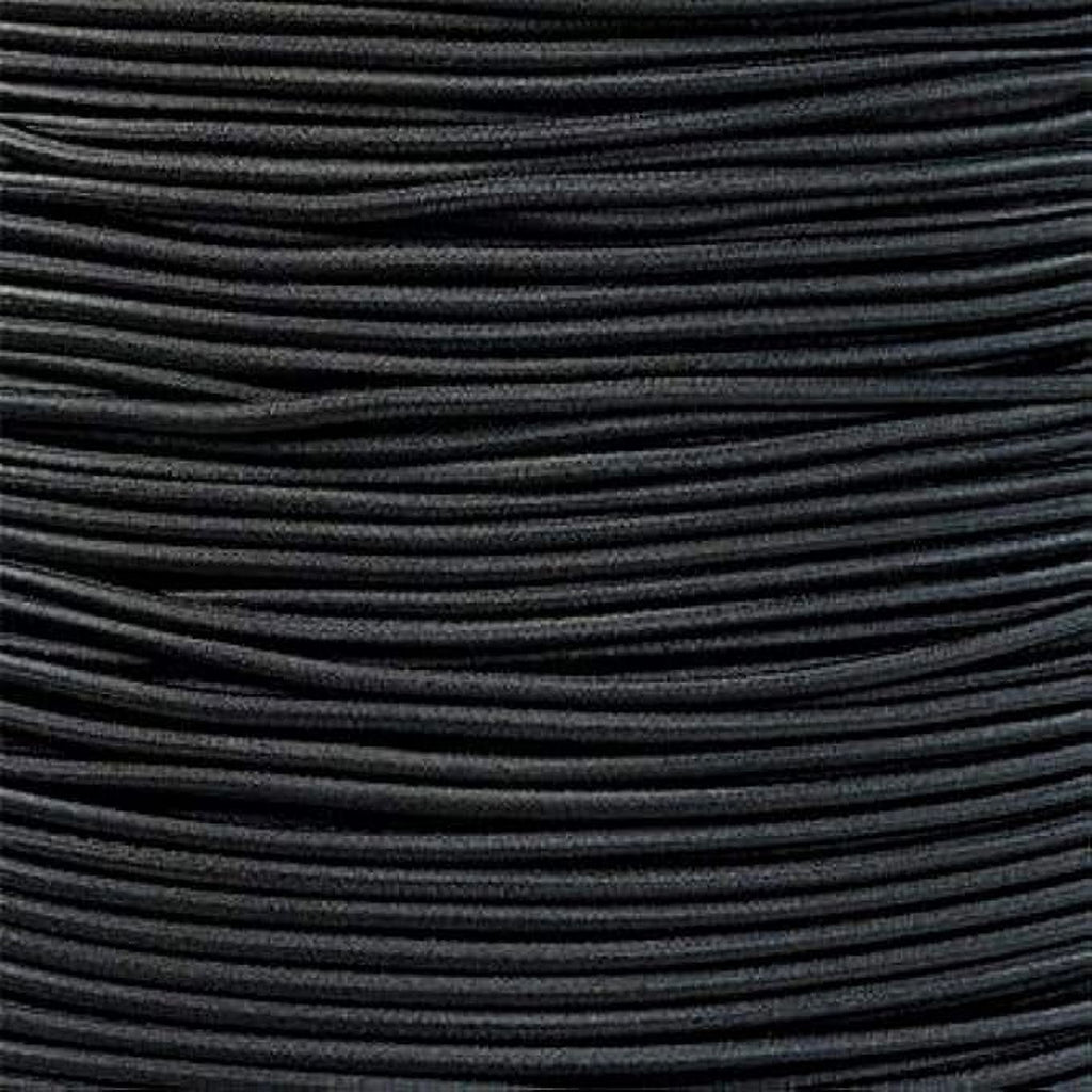 1/8 Inch Shock Cord (Black, 10 Feet) I9311