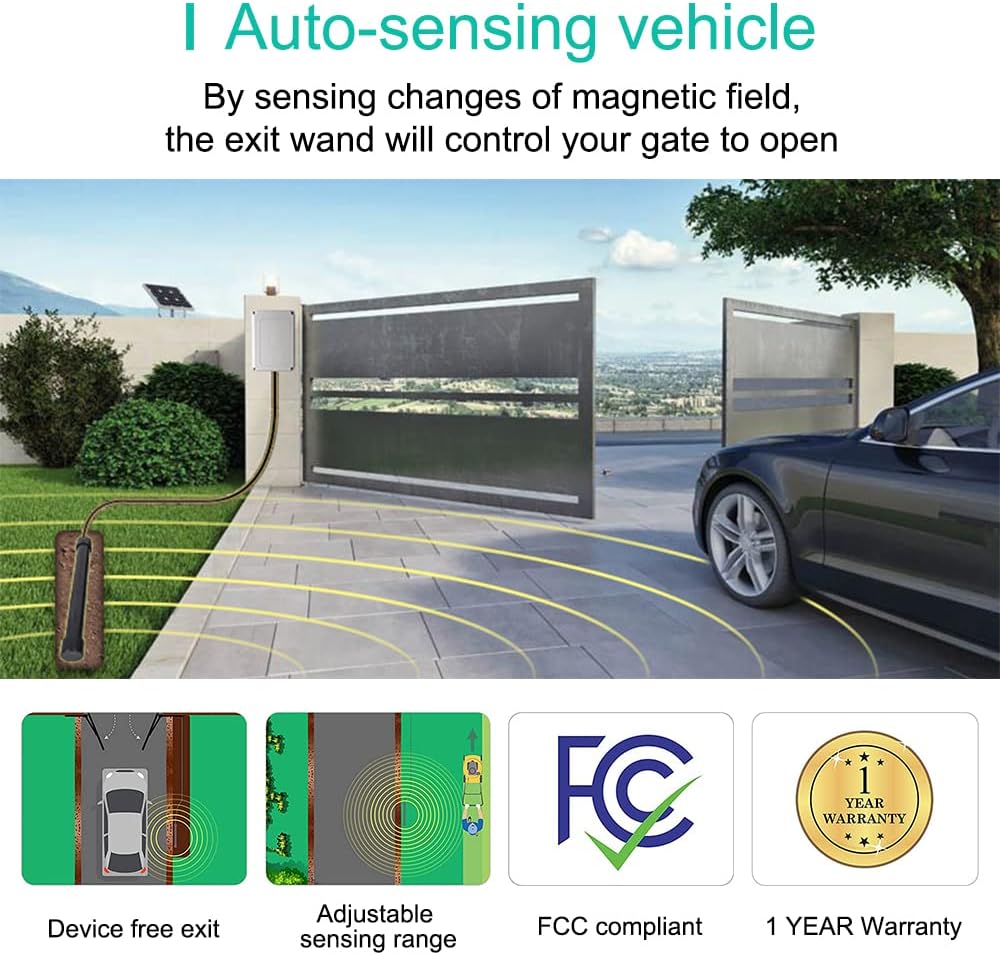 Wired Driveway Vehicle Sensor Kit Black R9760