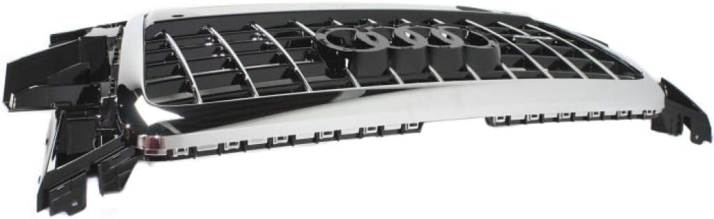 Chrome Shell with Gloss Black Insert Grille Assembly A536