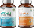 Omega 3 Fish Oil & Organic Turmeric Curcumin U5853