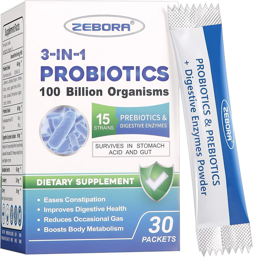 100 Billion Plus Probiotics with Digestive Enzymes & Prebiotics Y656