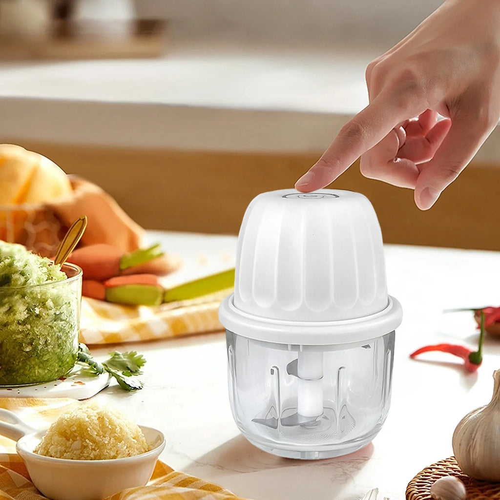 Electric Mini Garlic Chopper Food Processor with 300ml Cup K476282