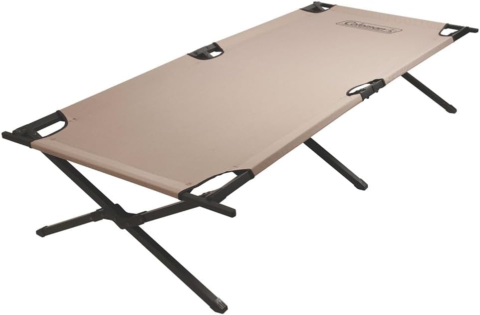 Tan Sleeping Cot 17 in. H x 35 in. W x 75 in. L 1 pk V328