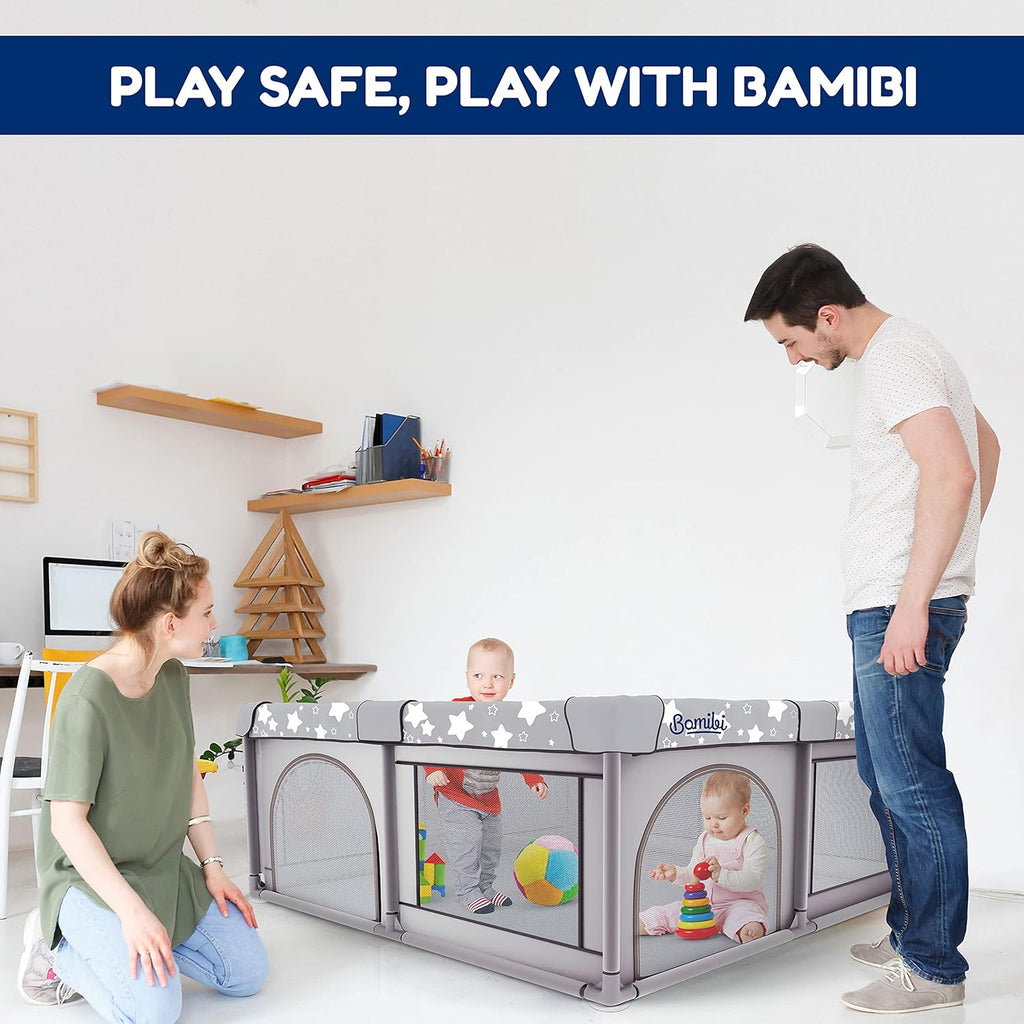 X-Large Foldable Portable Baby Playpen with Carry-Case Y6021