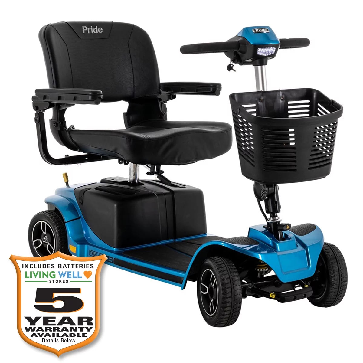 Blue 4-Wheel Scooter D271