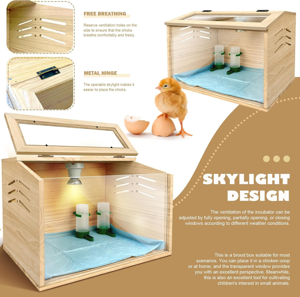 Chick Brooder Box 15.7 X 12 X 12 inches B529216