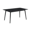 Black Wood Rectangular Dining Table F518796