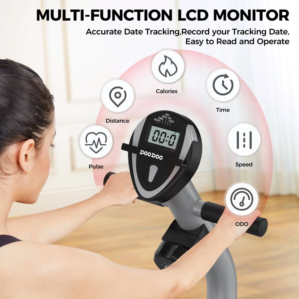 Recumbent Exercise Bike 8 Level Adjustable Magnetic Resistance D5596