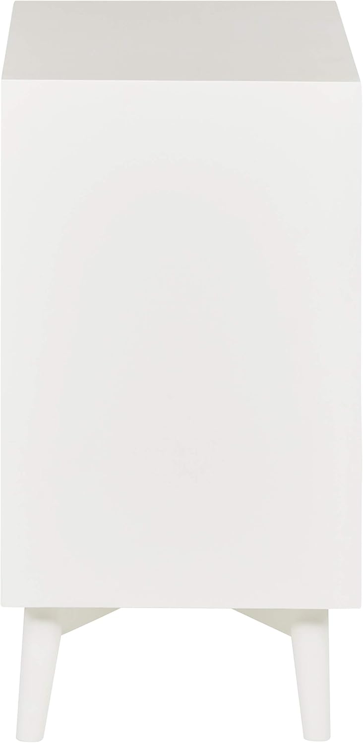 White Media Storage Cabinet H9658