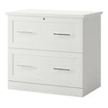 White 2-Drawer Lateral File Cabinet D184315