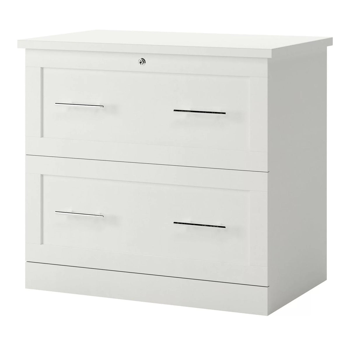White 2-Drawer Lateral File Cabinet D184315