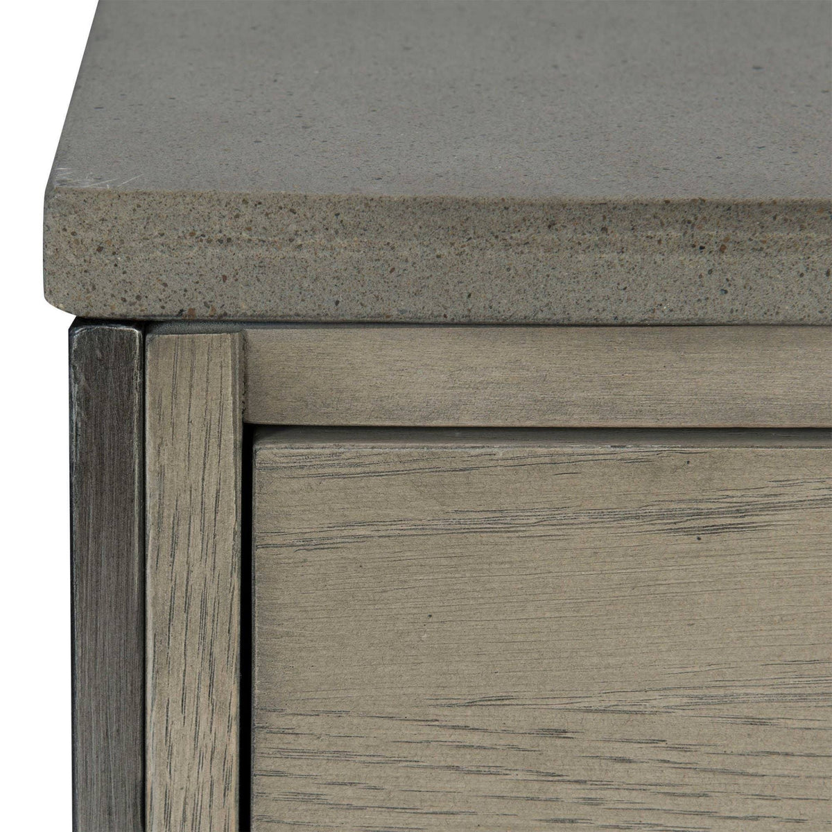 Brown and Gray Rectangular Side Table L488072