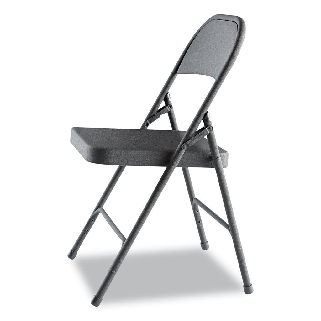 Steel Folding Chair, Graphite, 4/carton G407