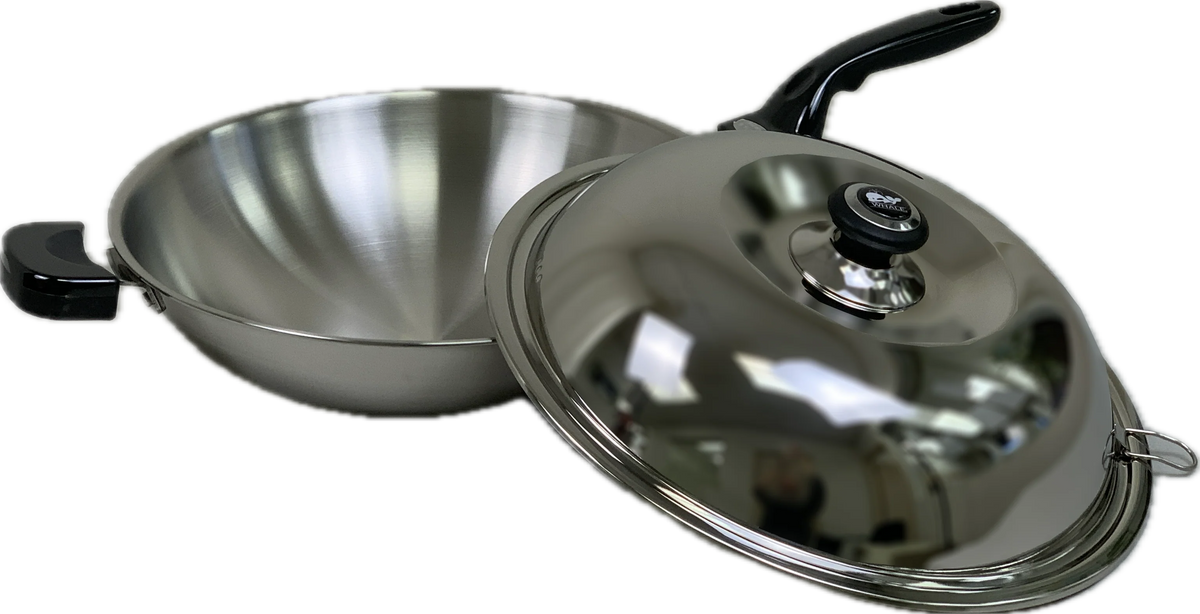 5-layer Stainless Steel Wok 40cm C799