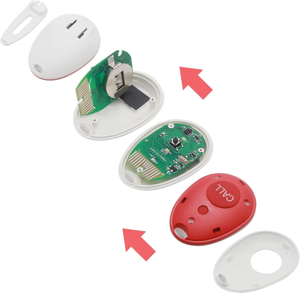 Wireless Caregiver Pager Emergency Alert System Call Button F741