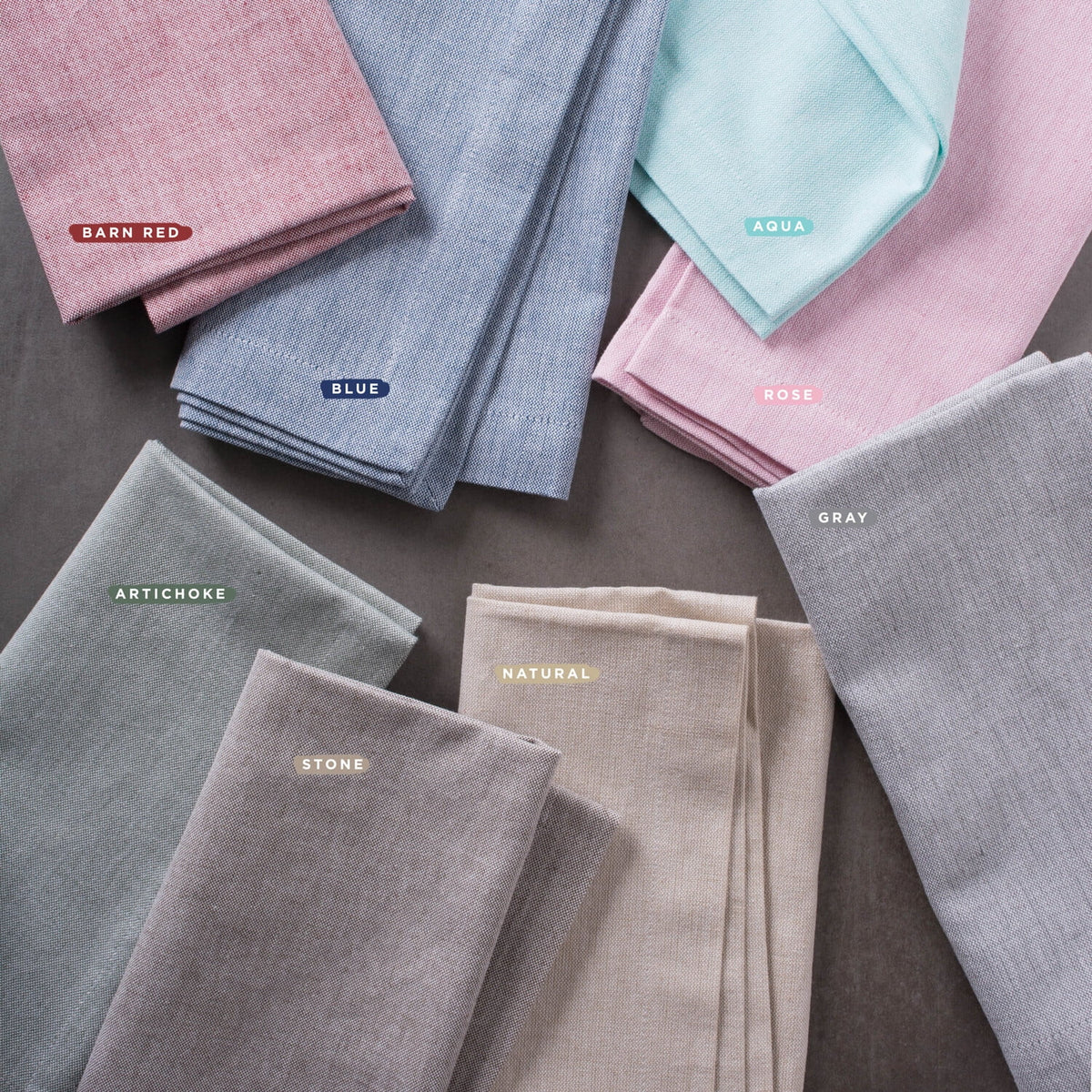 14x72" Cotton Chambray Table Runner D447