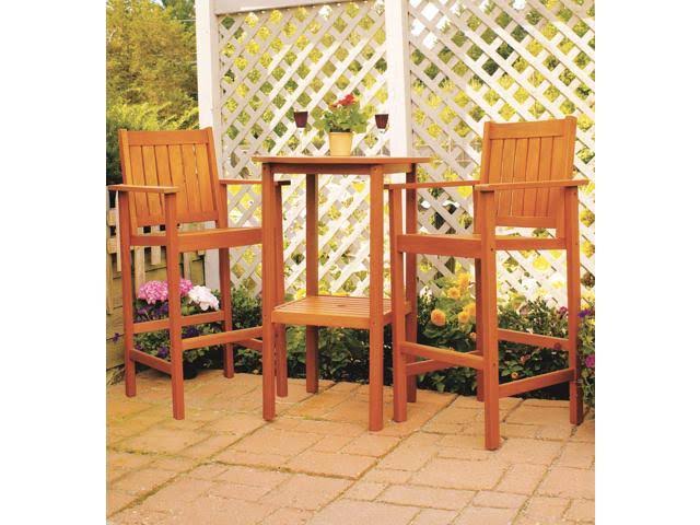 Eucalyptus Bar Table Z4943