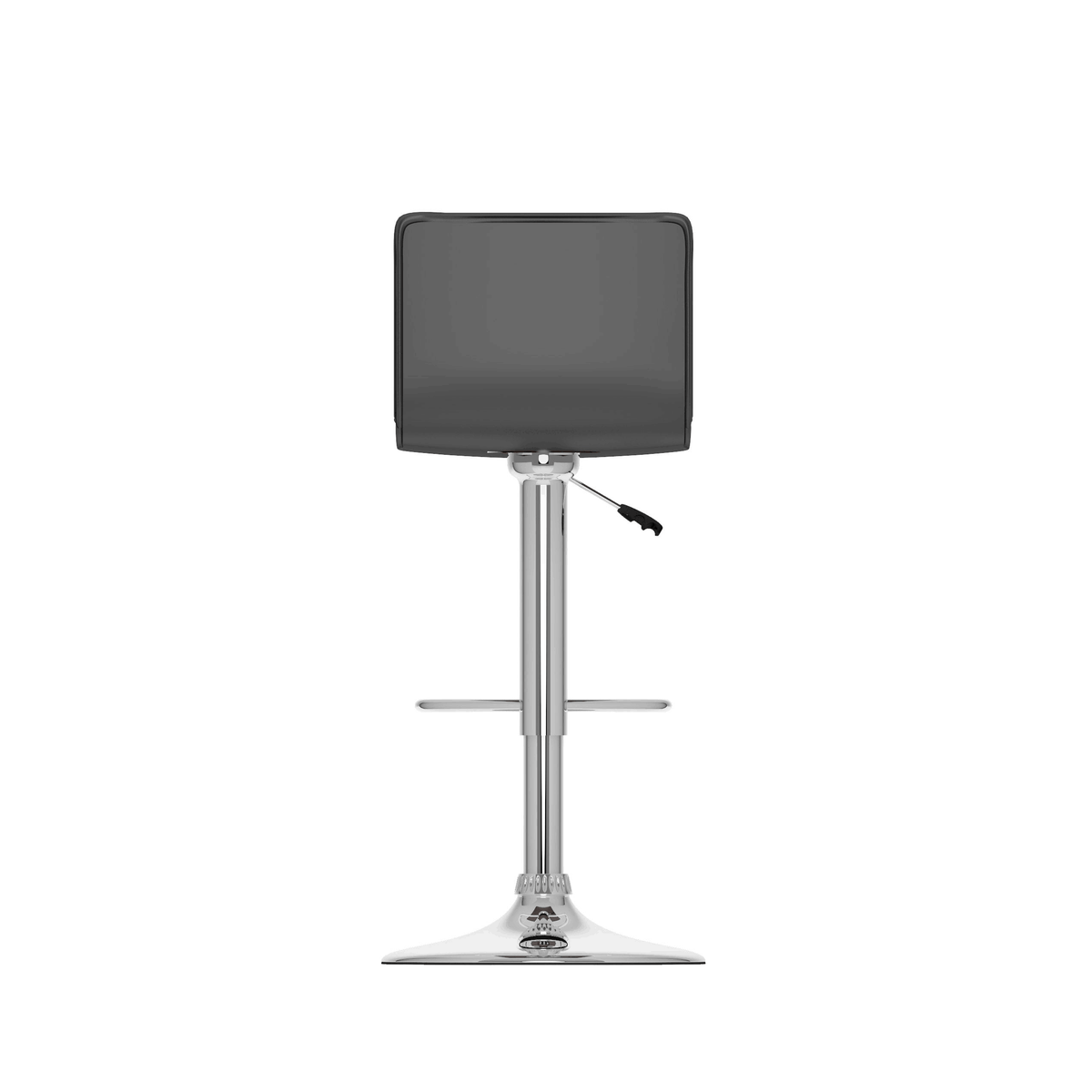 Adjustable Leatherette Bar Stool Set of 2 Red G381342