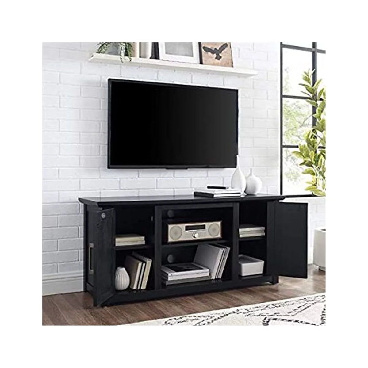 48 Rustic Low Profile TV Stand S260