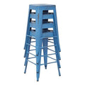Antique Royal Blue Bar Stool K60615