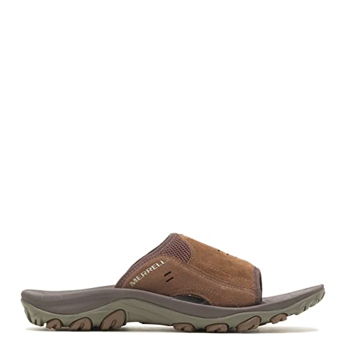 Leather Slide Sandal V8093