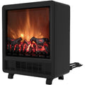 Black Freestanding Electric Fireplace Y6614