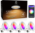 5/6 inch LED Smart Recessed Lighting Wi-Fi RGBWW Downlight 13W 1100LM G8137