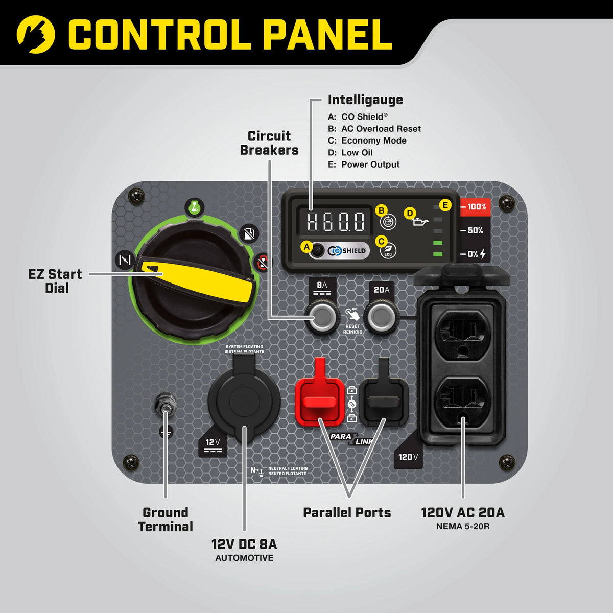 3500-Watt Inverter Generator T3423