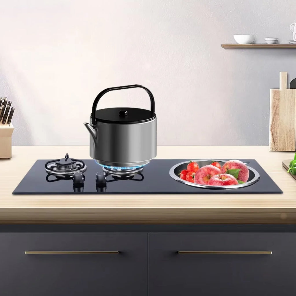 31" Two Burner Gas Cooktop with Sink Combo N2702
