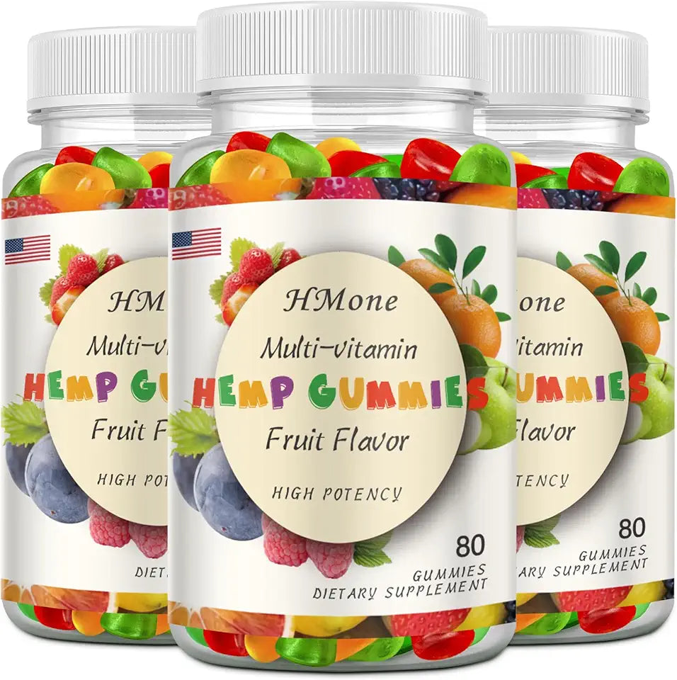 Hemp Gummies 3 Pack Organic Extra Strength J650905