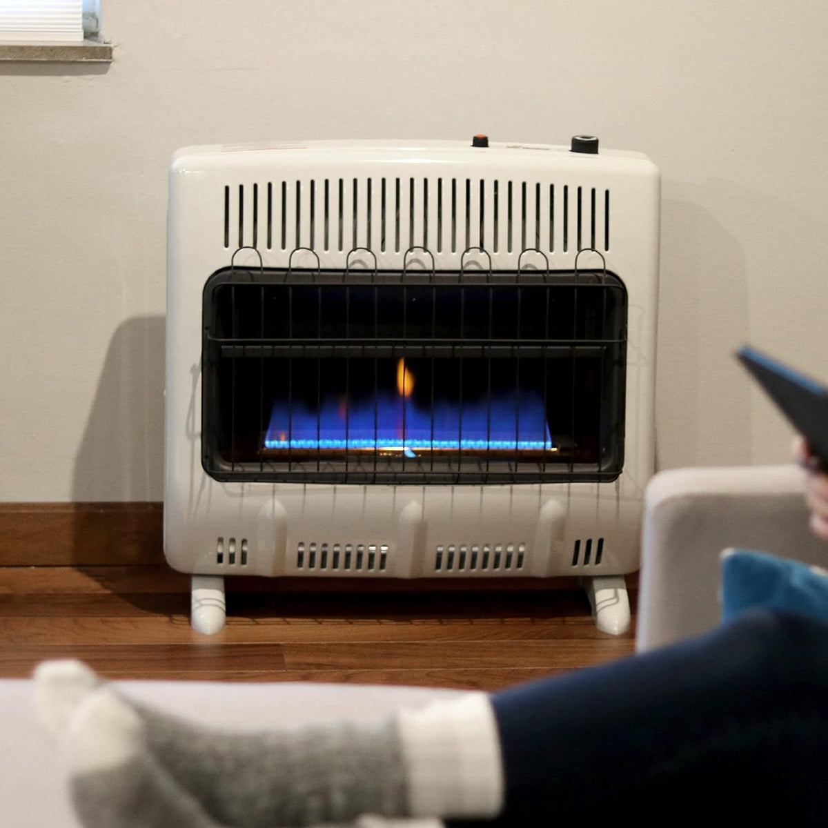 30,000 BTU Vent Free Blue Flame Natural Gas Heater L203661