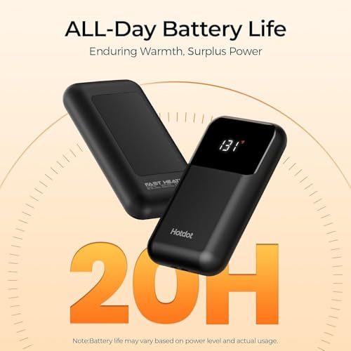Rechargeable Electric Hand Warmers with Heat Levels and Display S154